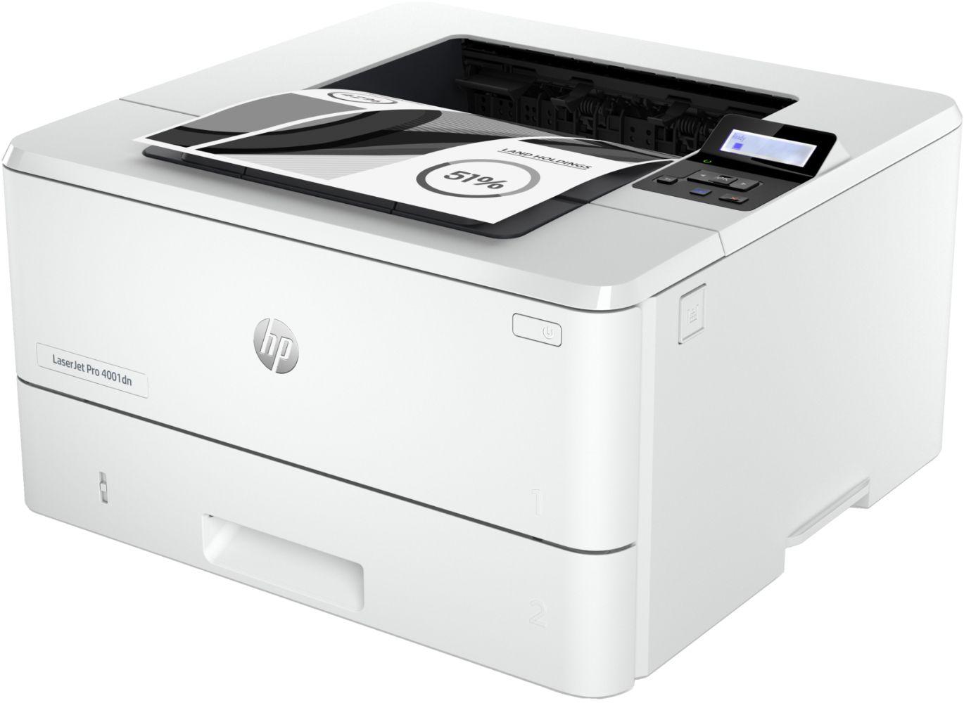HP LaserJet Pro 4001dn Laser Printer - White
