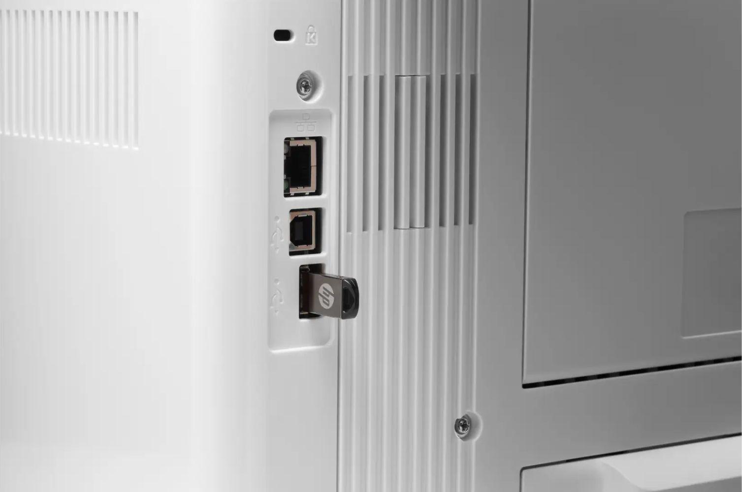 HP LaserJet Pro M501dn Monochrome Laser Printer - White