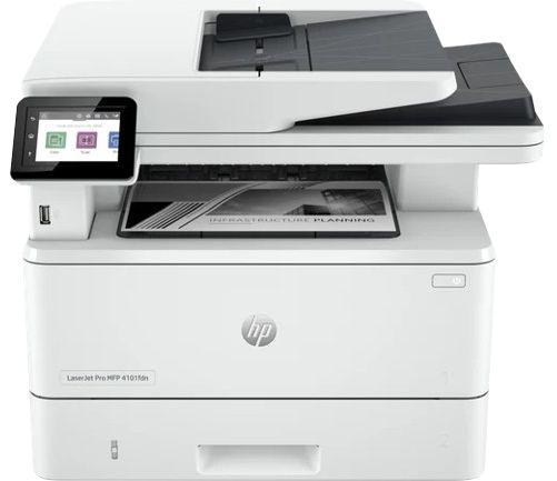 HP  LaserJet Pro MFP 4101fdn Printer with Fax - White/Black - Excellent
