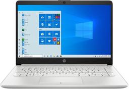 HP 14-dk1022wm Laptop 14" - Natural Silver - AMD Ryzen 3 3250U 2.6GHz - 4GB RAM - 128GB