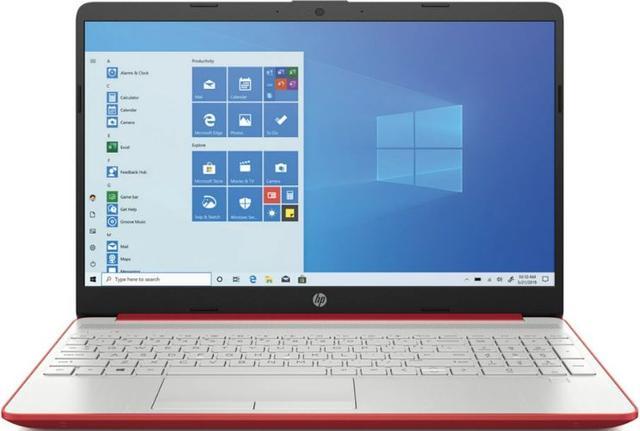 HP 15-dw0081wm Notebook PC 15.6" Intel Pentium Gold 6405U 2.4GHz in Scarlet Red