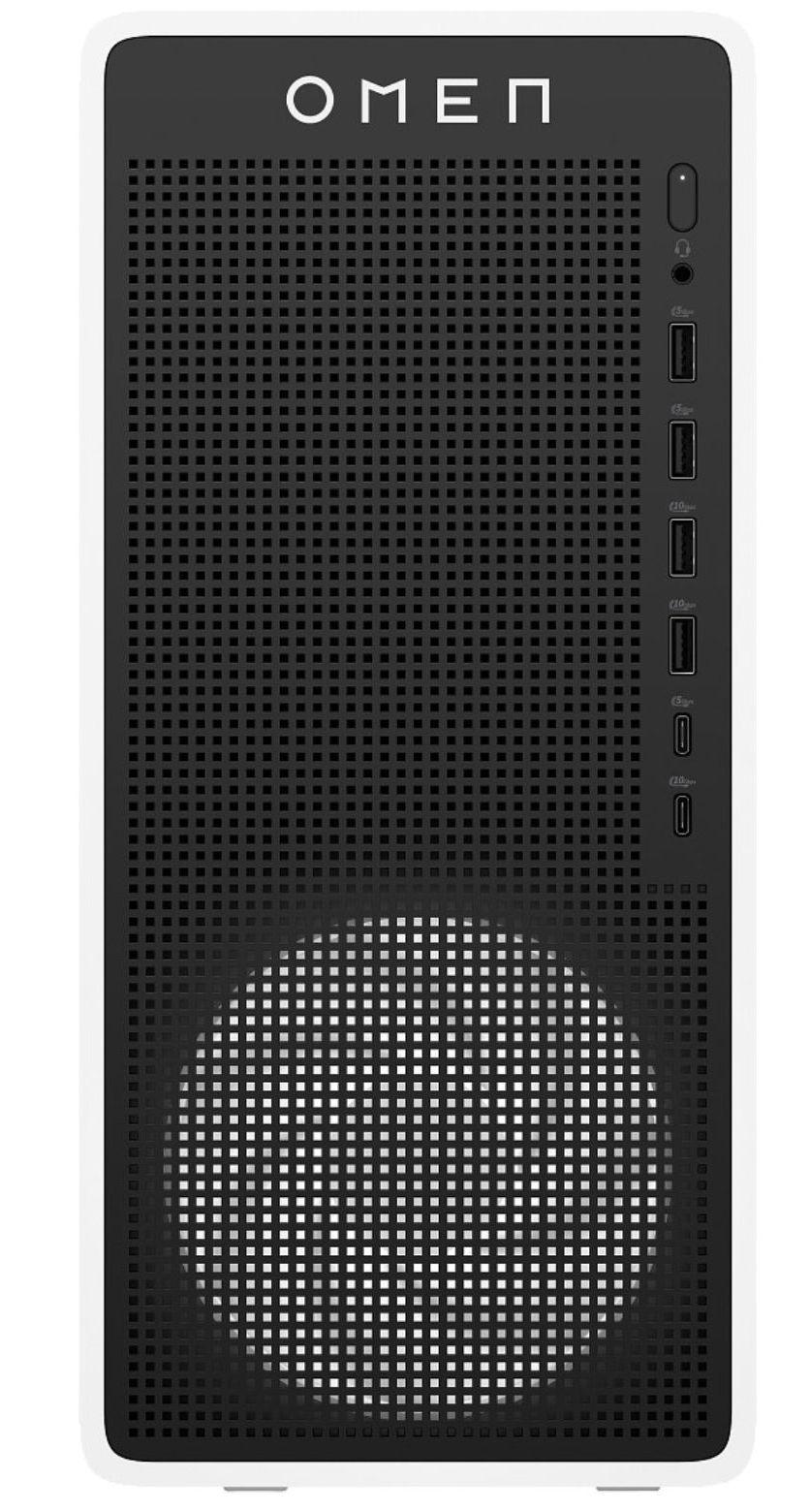 HP OMEN 16L TG03-0000m Gaming Desktop PC - AMD Ryzen 7 8700F 4.1GHz - 1TB - White - 16GB RAM