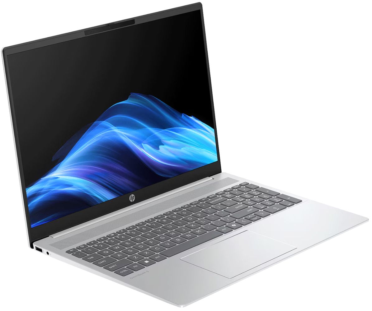 HP OmniBook 5 16-af1067st AI Laptop 16" - Glacier Silver - Intel Core Ultra 7 255U 2.0GHz - 16GB RAM - 1TB