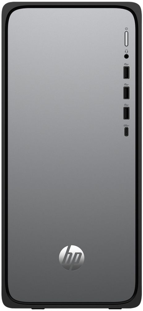 HP OmniDesk M02-0000t Desktop PC - Intel Core i3-14100 3.5GHz - 512GB - Meteor Silver/Jack Black - 16GB RAM