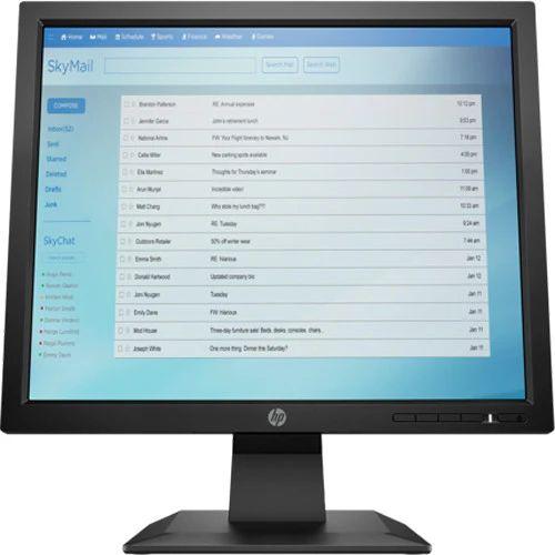 HP P174 Monitor 17" in Black in Excellent condition