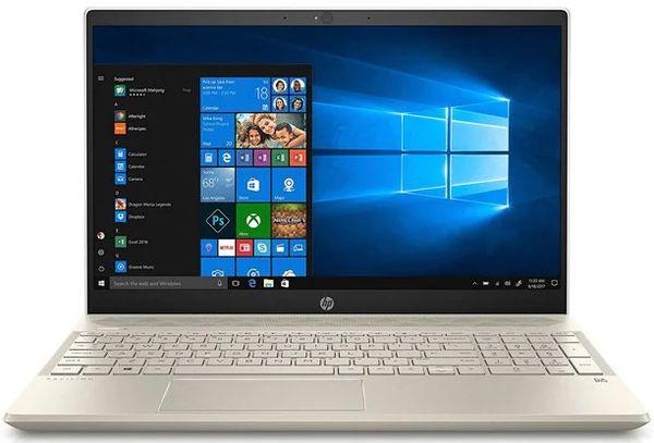 HP Pavilion 15-cs0051cl Laptop 15.6” Intel Core i5-8250U 1.6 GHz in Gold in Acceptable condition