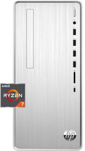 HP  Pavilion TP01-2096 Desktop - AMD Ryzen 7 5700G 3.8GHz - 256GB - Black - 16GB RAM - Excellent