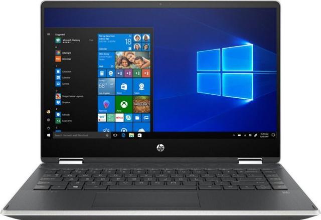 HP Pavilion x360 14-dh2051wm Laptop 14" Intel Core i5-1035G1 1.0GHz in Natural Silver in Acceptable condition