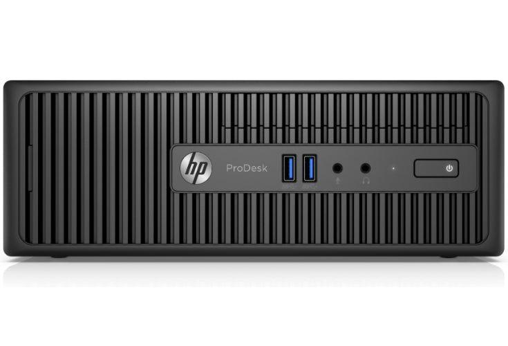 HP  Prodesk 400 G3 SFF PC - Intel Core i3-7100T 3.4GHz - 500GB - Black - 16GB RAM - Excellent
