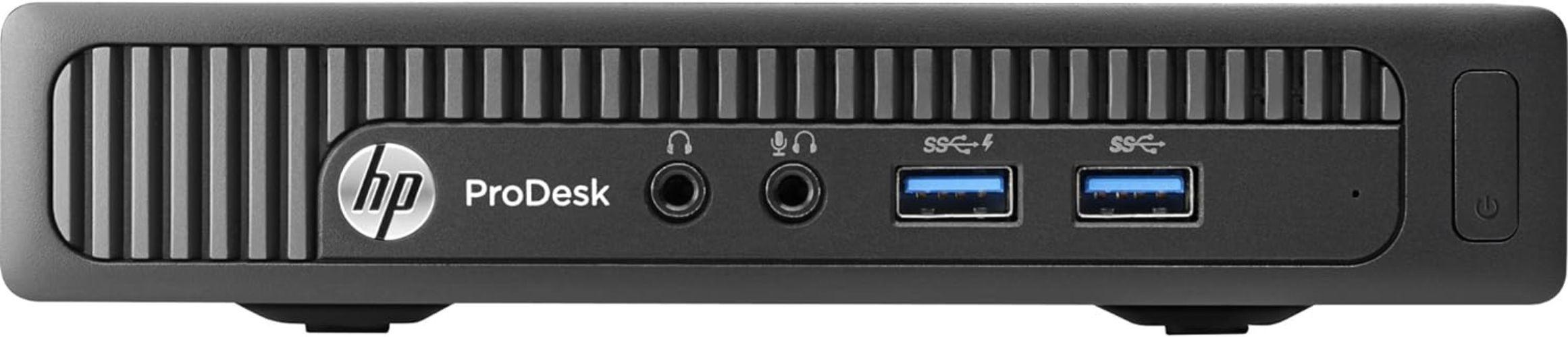 HP  ProDesk 600 G1 Mini USFF Desktop Computer - Intel Core i5-4570T 2.9GHz - 256GB - Black - 16GB RAM - Excellent