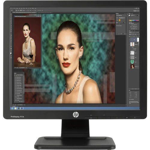 HP ProDisplay P17A LED Backlit Monitor 17" in Black in Excellent condition