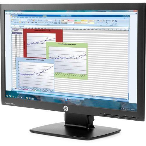 HP ProDisplay P222va Black LCD Monitor 21.5" - Black - 21.5 Inch