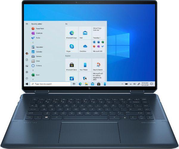 HP Spectre x360 16-f0013dx 2-in-1 Laptop 16" Intel Core™ I7-11390H 5.0GHz in Nocturne Blue Aluminium in Excellent condition