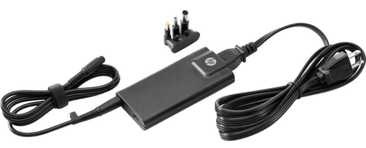 HP  Universal 65W Slim AC Adapter - Black - Excellent