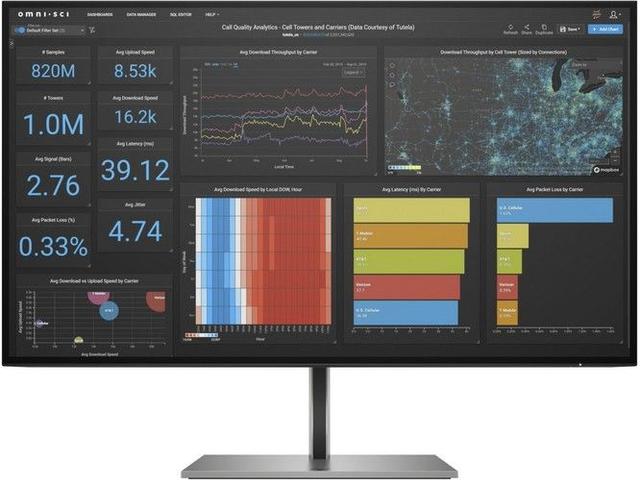 HP Z27q G3 27" QHD Monitor in Silver in Excellent condition