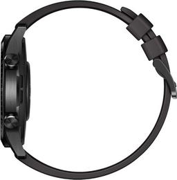 Huawei Watch GT 2 Smartwatch - 4GB - 46mm - Black Classic Edition (Stainless Steel) Case with Matte Black Fluoroelastomer Fluoroelastomer Strap