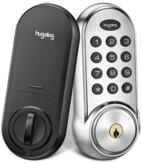 Hugolog  HU01 Touchpad Digital Lock Deadbolt - Satin Nickel - Excellent