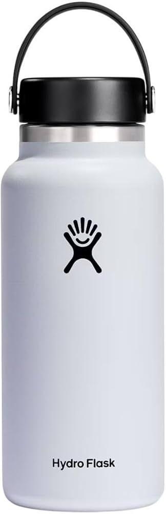 Hydro Flask  Wide Mouth Vacuum Insulated Bottle 32oz. - White - Excellent