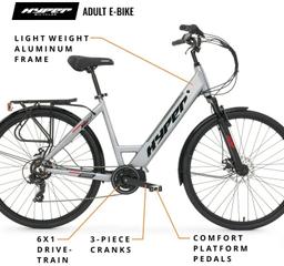 Hyper Bicycles Commuter Electric Bike HYP-E700-1300