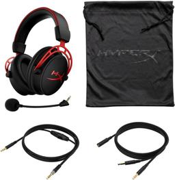 HyperX Cloud Alpha Wired Gaming Headset - Black/Red