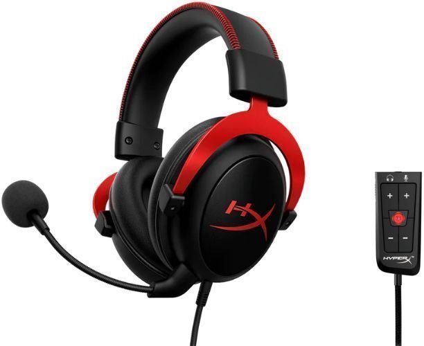 HyperX Cloud II Wired Gaming Headset - Black/Red