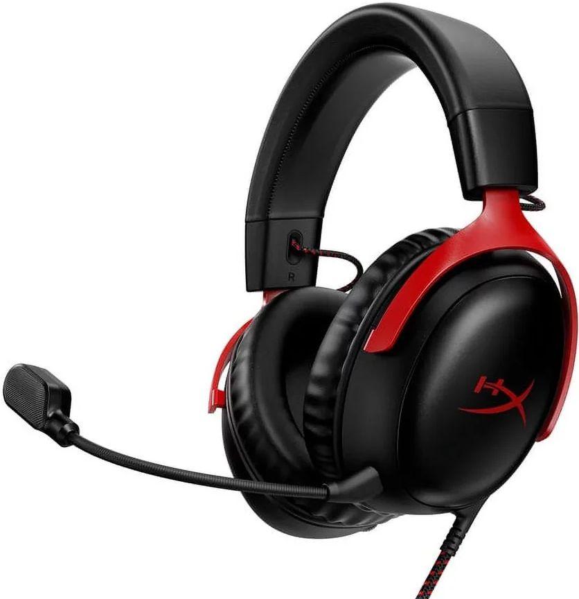 HyperX Cloud III Wired Gaming Headset - Black/Red