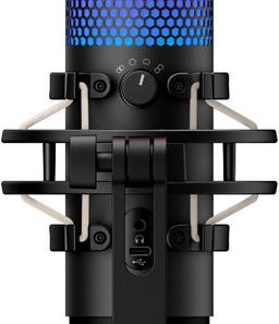 HyperX QuadCast S RGB USB Microphone - Black