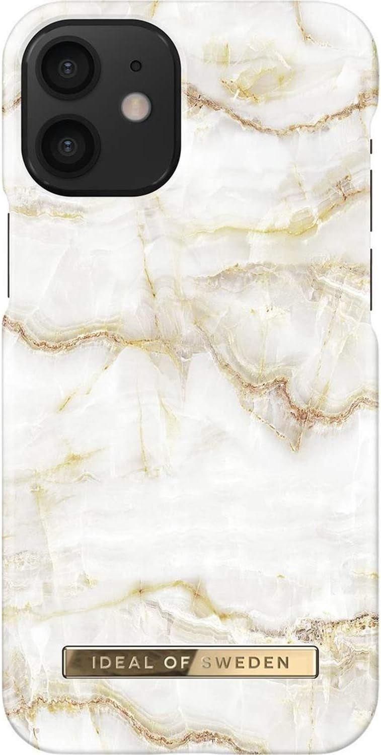 iDeal of Sweden  Fashion Phone Case for iPhone 12 mini - Golden Pearl Marble - Brand New