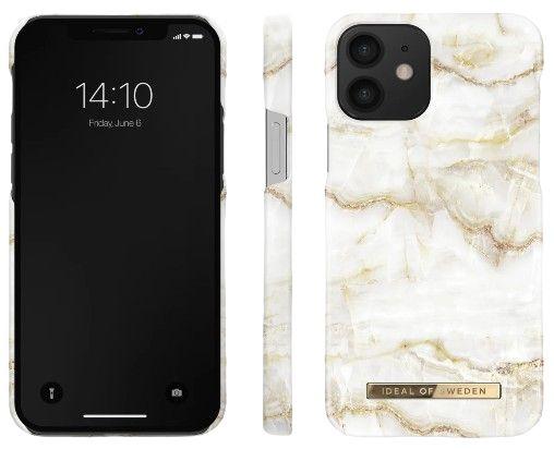 iDeal of Sweden Fashion Phone Case for iPhone 12 mini - Golden Pearl Marble
