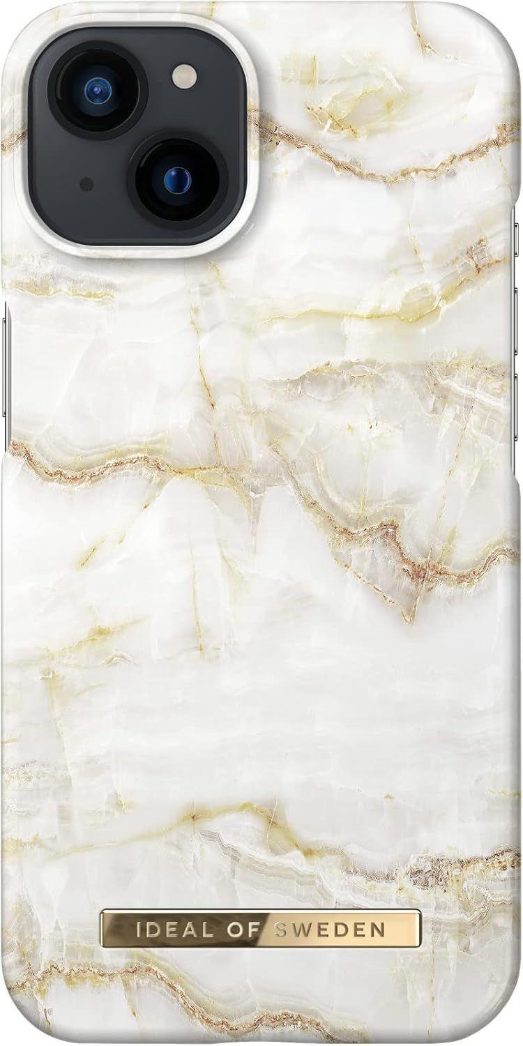 iDeal of Sweden Printed Phone Case for iPhone 13 - Golden Pearl Marble