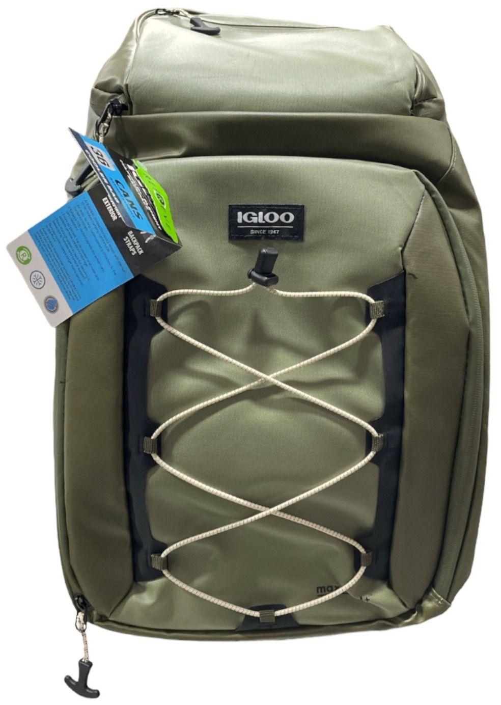 Igloo  990019862 Element 36-Can Backpack Cooler - Gray - Excellent
