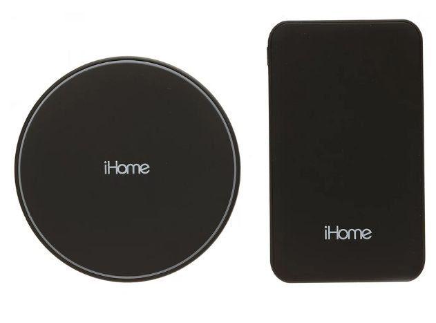 iHome Rainbow 2-in-1 Ultra Slim Charging Bundle - Black