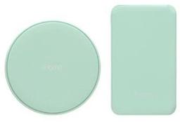 iHome Rainbow 2-in-1 Ultra Slim Charging Bundle - Neo Mint