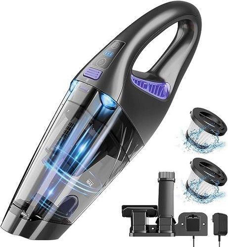 IMINSO  Handheld Vacuum Cordless Car Cleaner (HM611A) - Black/Blue - Excellent