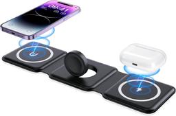 Impuvers 3-in-1 Wireless Charger - Black