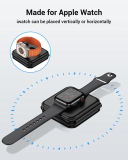 Impuvers 3-in-1 Wireless Charger - Black