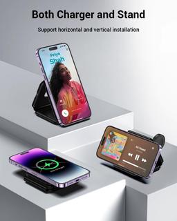 Impuvers 3-in-1 Wireless Charger - Black