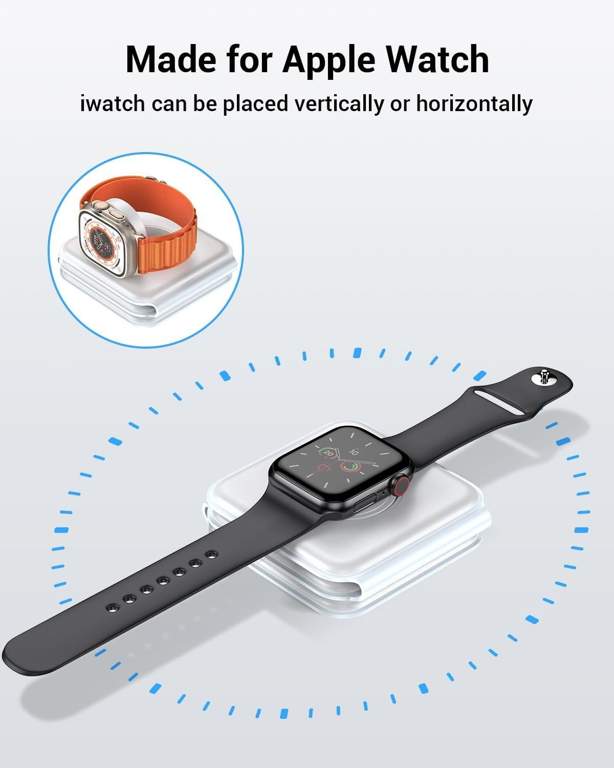 Impuvers 3-in-1 Wireless Charger - White