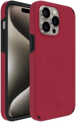 Incipio Duo MagSafe Phone Case for iPhone 15 Pro Max - Crimson/Black