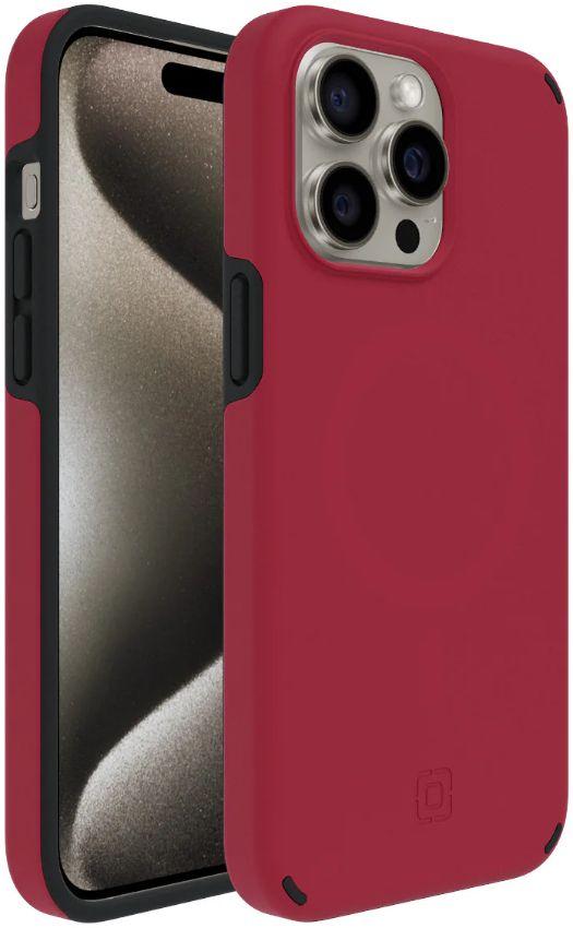 Incipio Duo MagSafe Phone Case for iPhone 15 Pro Max - Crimson/Black