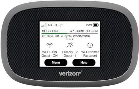 Inseego  MIFI 8800L Global LTE Mobile Hotspot - Black - Excellent