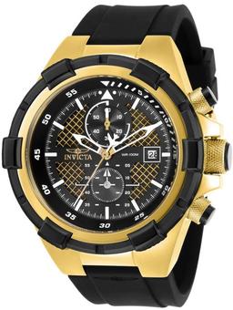 Invicta Mens Aviator Watch - Gold/Black