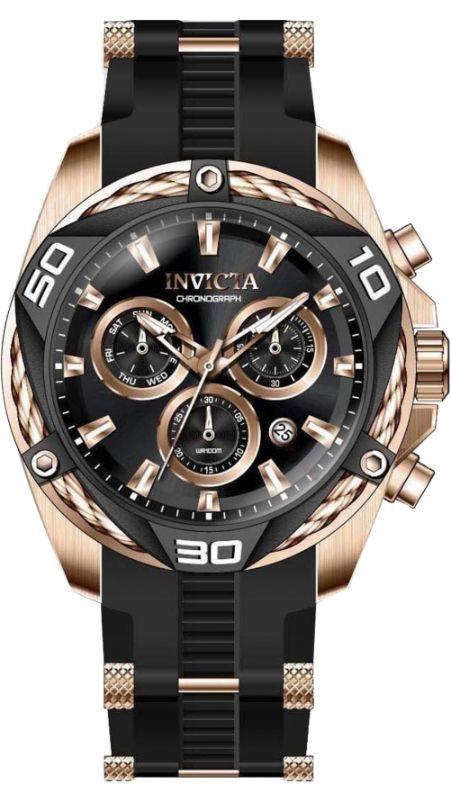 Invicta  Men's Bolt Watch - Rose Gold/Black - Excellent