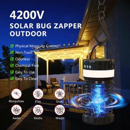 Iooo Solar Bug Zapper - Black