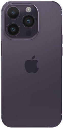 Apple iPhone 14 Pro, 128GB, Deep Purple (Renewed)