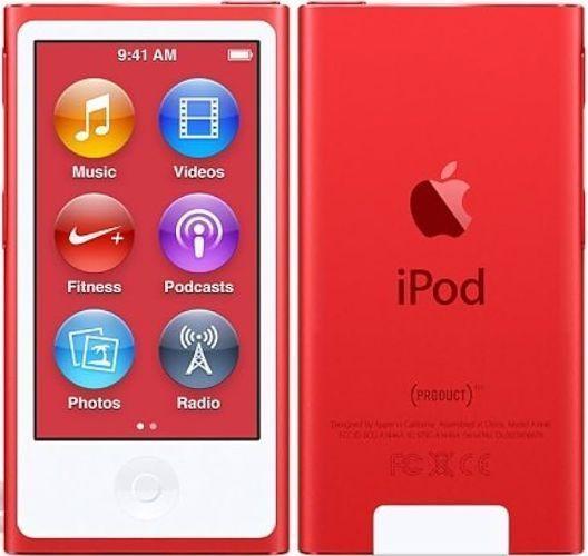 Apple  iPod Nano 7th Gen - 16GB - Red - Acceptable