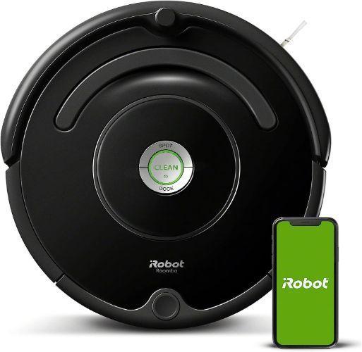iRobot  Roomba 675 Robot Vacuum - Black - Excellent