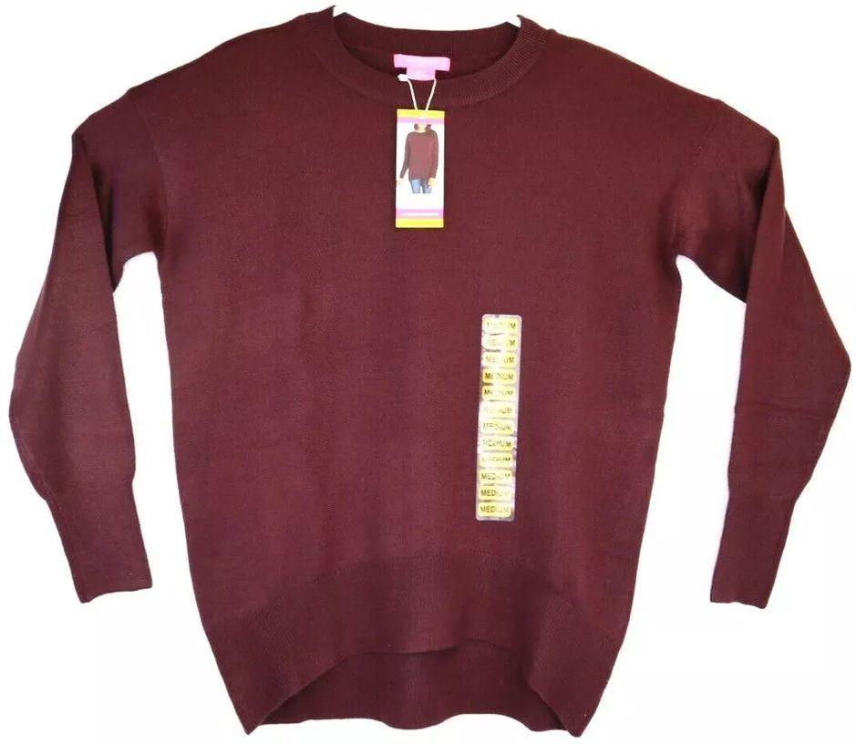 Isaac Mizrahi  New York Women's Lounge Sweater M - Winetasting - Brand New