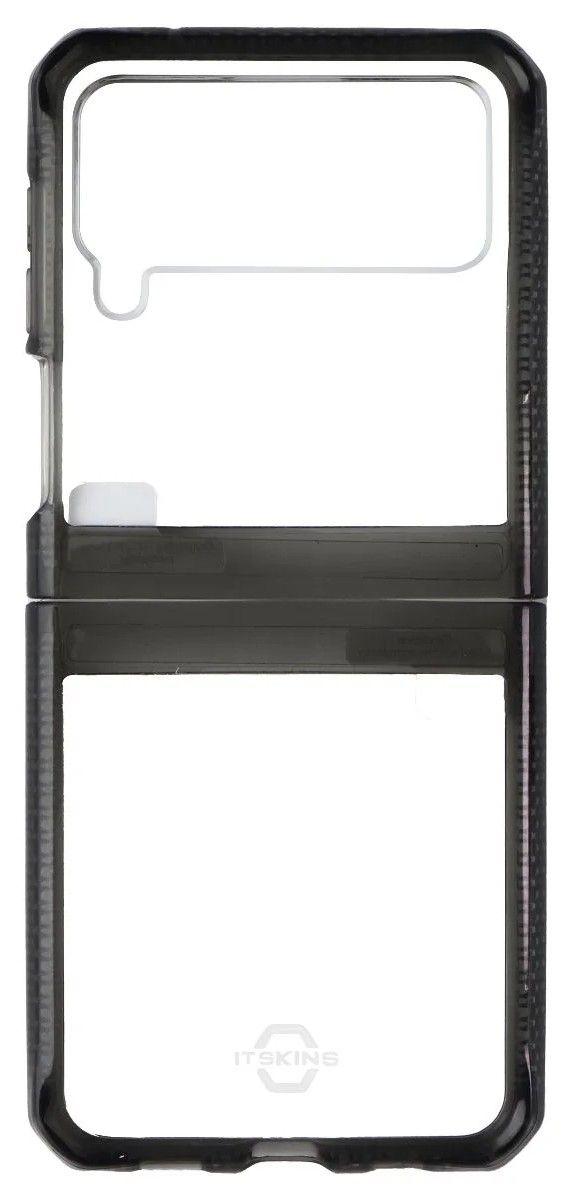 Itskins Hybrid Clear Phone Case for Galaxy Z Flip3 5G - Smoke/Transparent