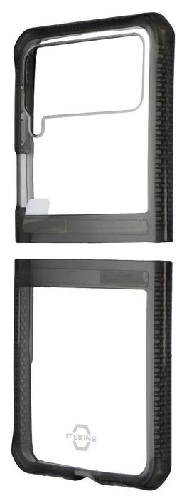 Itskins Hybrid Clear Phone Case for Galaxy Z Flip3 5G - Smoke/Transparent